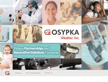 Tablet Screenshot of osypka-medtec.com